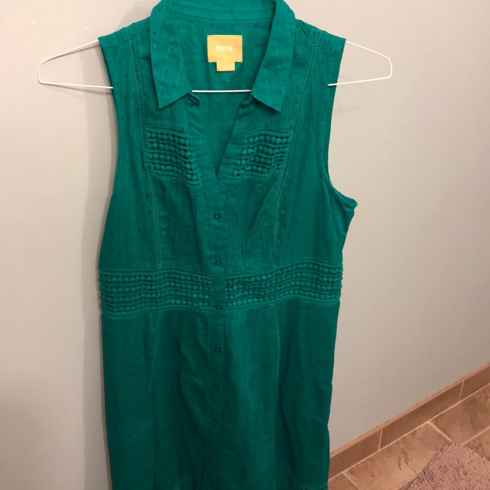 Maeve Sleeveless shirt dress 10